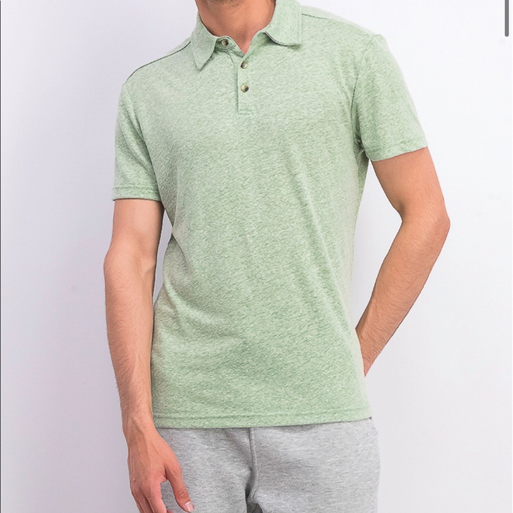 FAIRLANE & SONS drew linen blend polo
